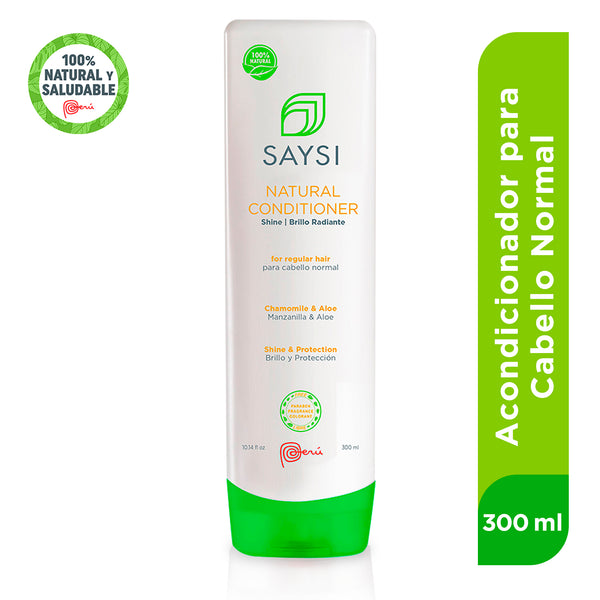 Acondicionador Natural Brillo Radiante (Manzanilla & Aloe) - Para cabello normal x 300ml