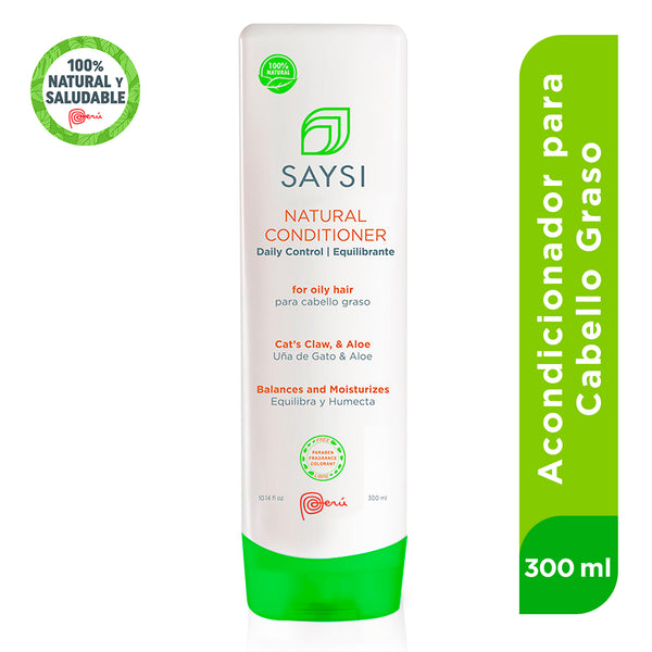 Acondicionador Natural Equilibrante (Uña de Gato & Aloe) - Para cabello graso x 300ml