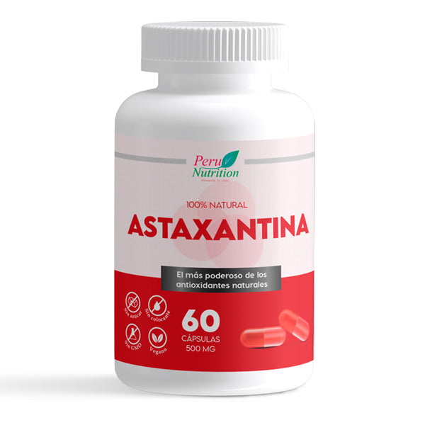 Astaxantina en cápsulas (60 x 500mg)