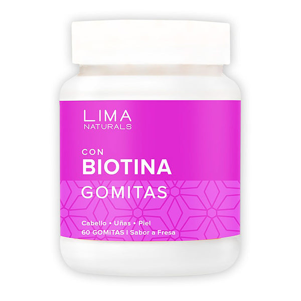 Gomitas con Biotina - Sabor a Fresa x 60u