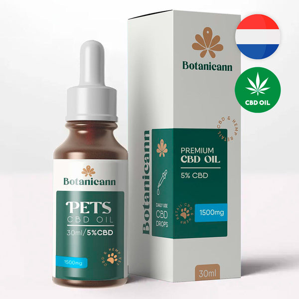 Botanicann Pets CBD Oil 1500mg x 30ml (5%) - Razas Grandes