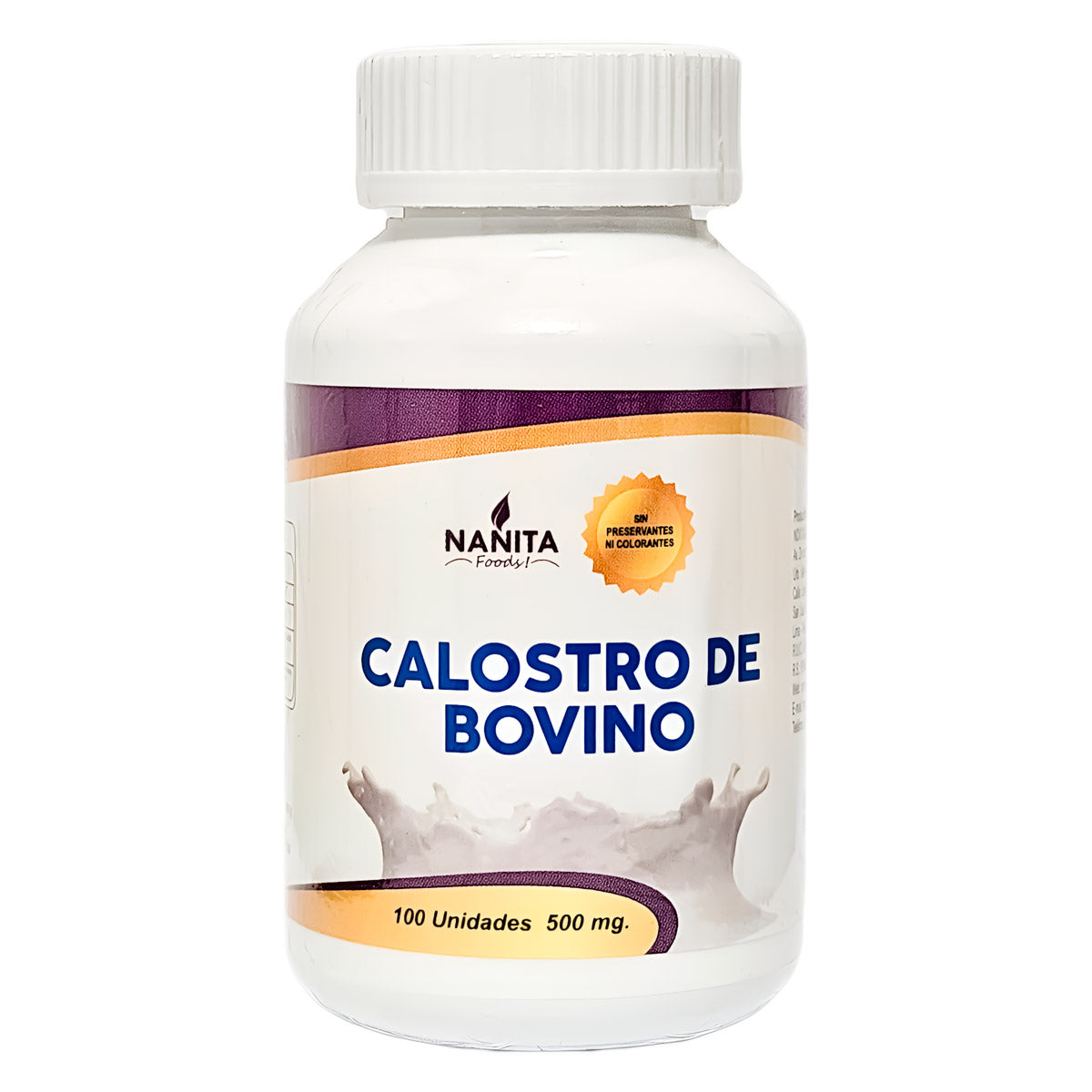 Calostro de Bovino en cápsulas (100 x 500mg)