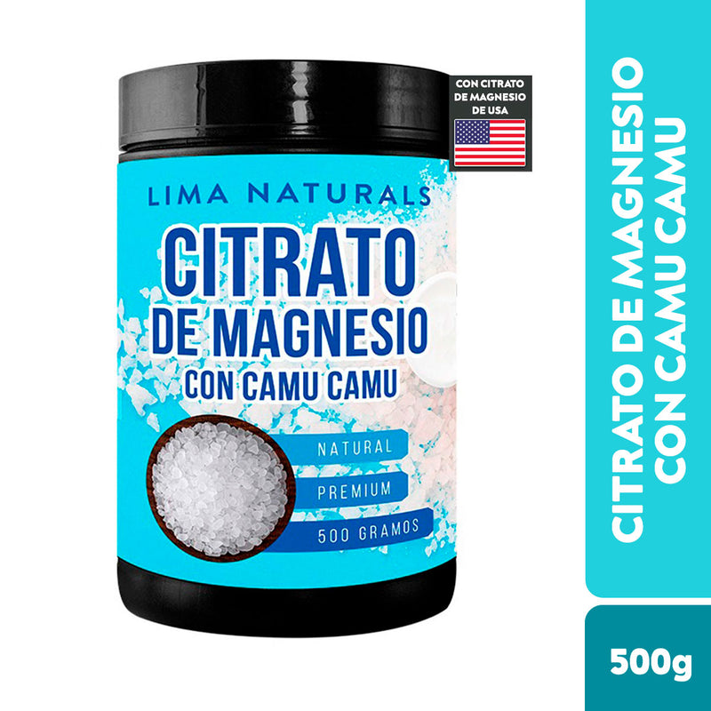 Citrato de Magnesio con Camu Camu (Vit. C) x 500g