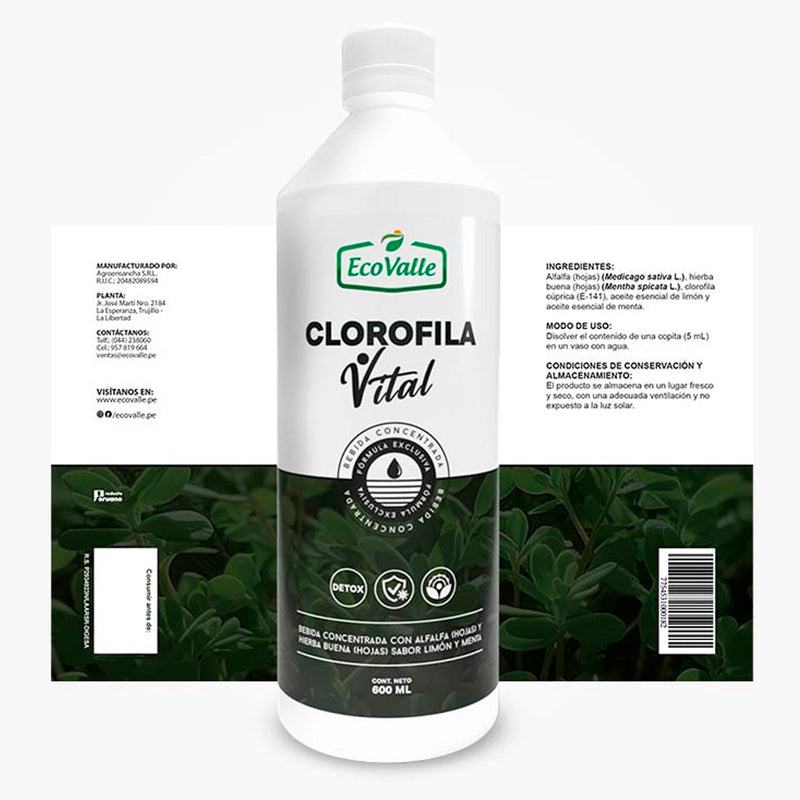 Clorofila Vital - Bebida Concentrada x 600ml