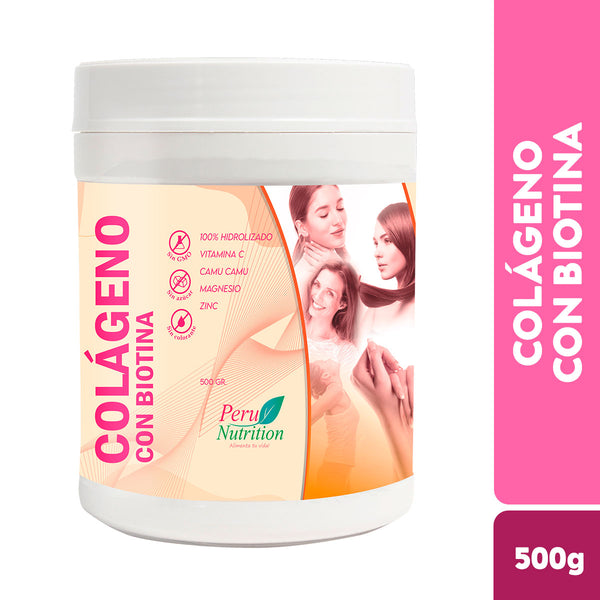 Colágeno Hidrolizado con Biotina x 500g