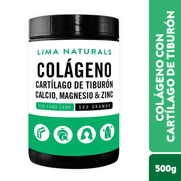 Colágeno Hidrolizado con Cartílago de Tiburón x 500g