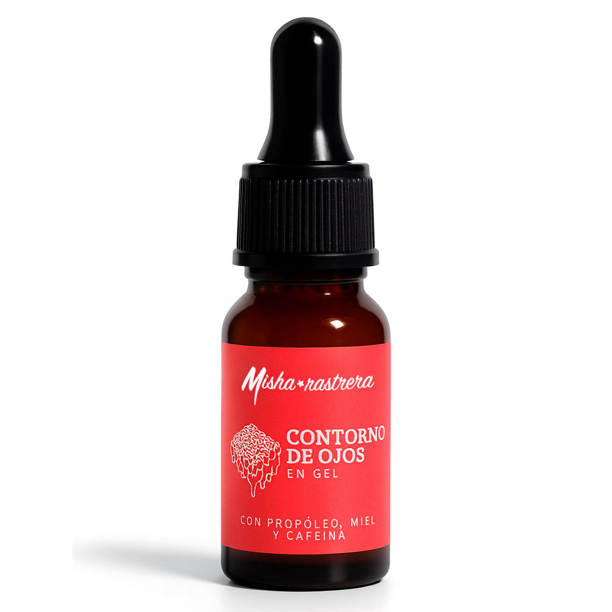 Gel Contorno de Ojos Natural con Cafeína, Miel y Propóleo – Anti Ojeras y Bolsas x 15g