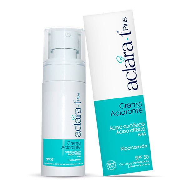 Crema Aclarante Aclara-T Plus (Ácido Glicólico - Ácido Cítrico - AHA) x 50g