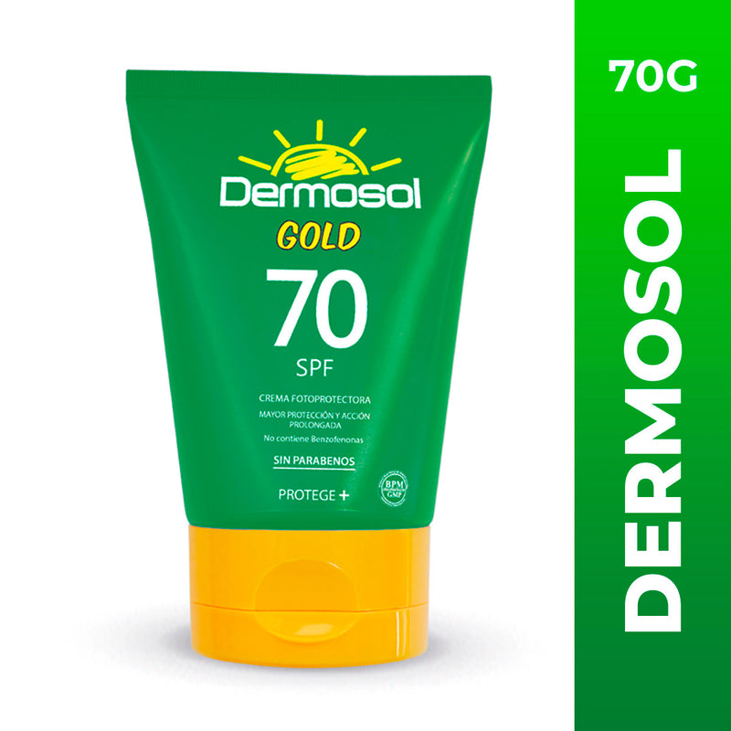 Protector Solar Dermosol Gold SPF 70 x 70g