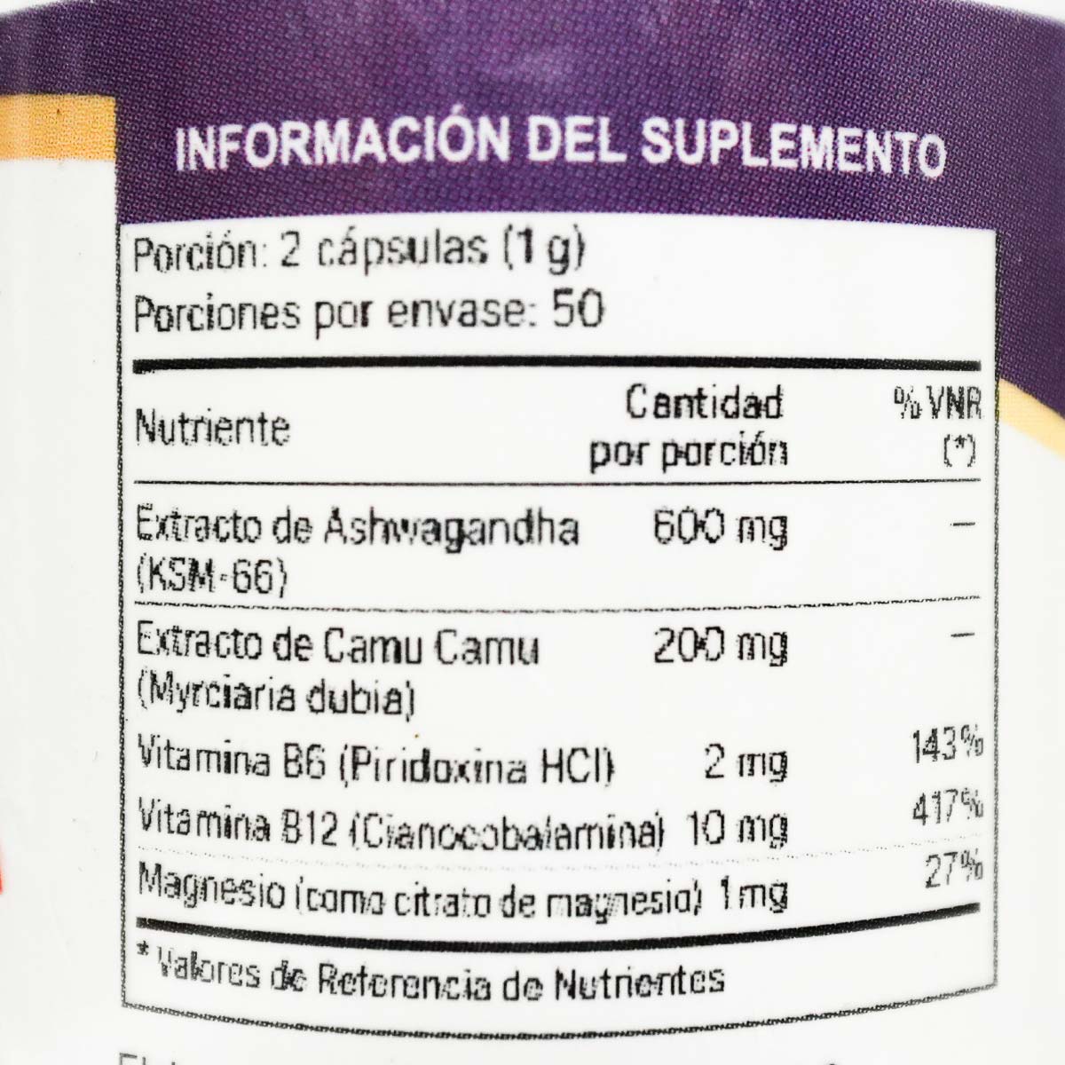 Ashwagandha KSM-66 – Extracto de Raíz Puro en cápsulas (100 x 500 mg) | Energía y Manejo del Estrés