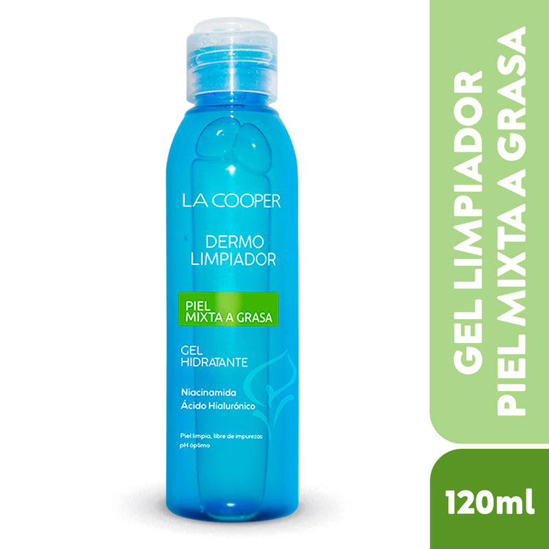 Gel Dermo Limpiador con Niacinamida y Ácido Hialurónico - Piel Mixta a Grasa x 120ml