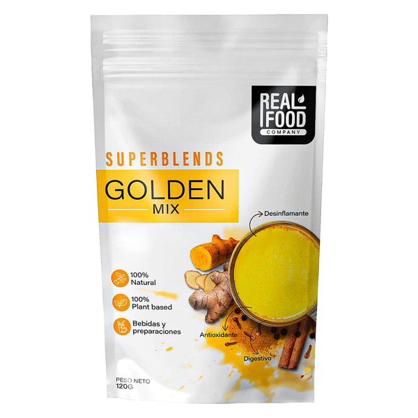 Golden Mix Instantáneo - Cúrcuma, Kión y Pimienta Negra x 120g