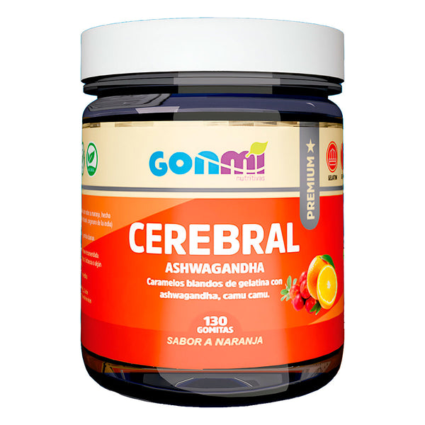 Gomitas de Ashwagandha y Camu Camu - Sabor Natural a Naranja x 130u