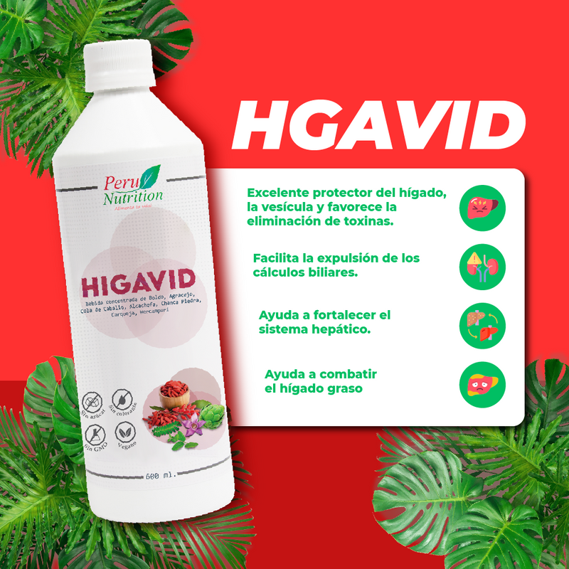 Higavid - Hígado Saludable x 600ml