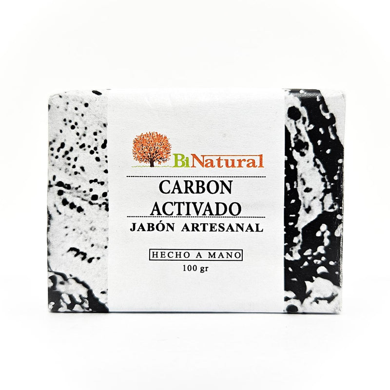 Jabón Artesanal de Carbón Activado x 100g