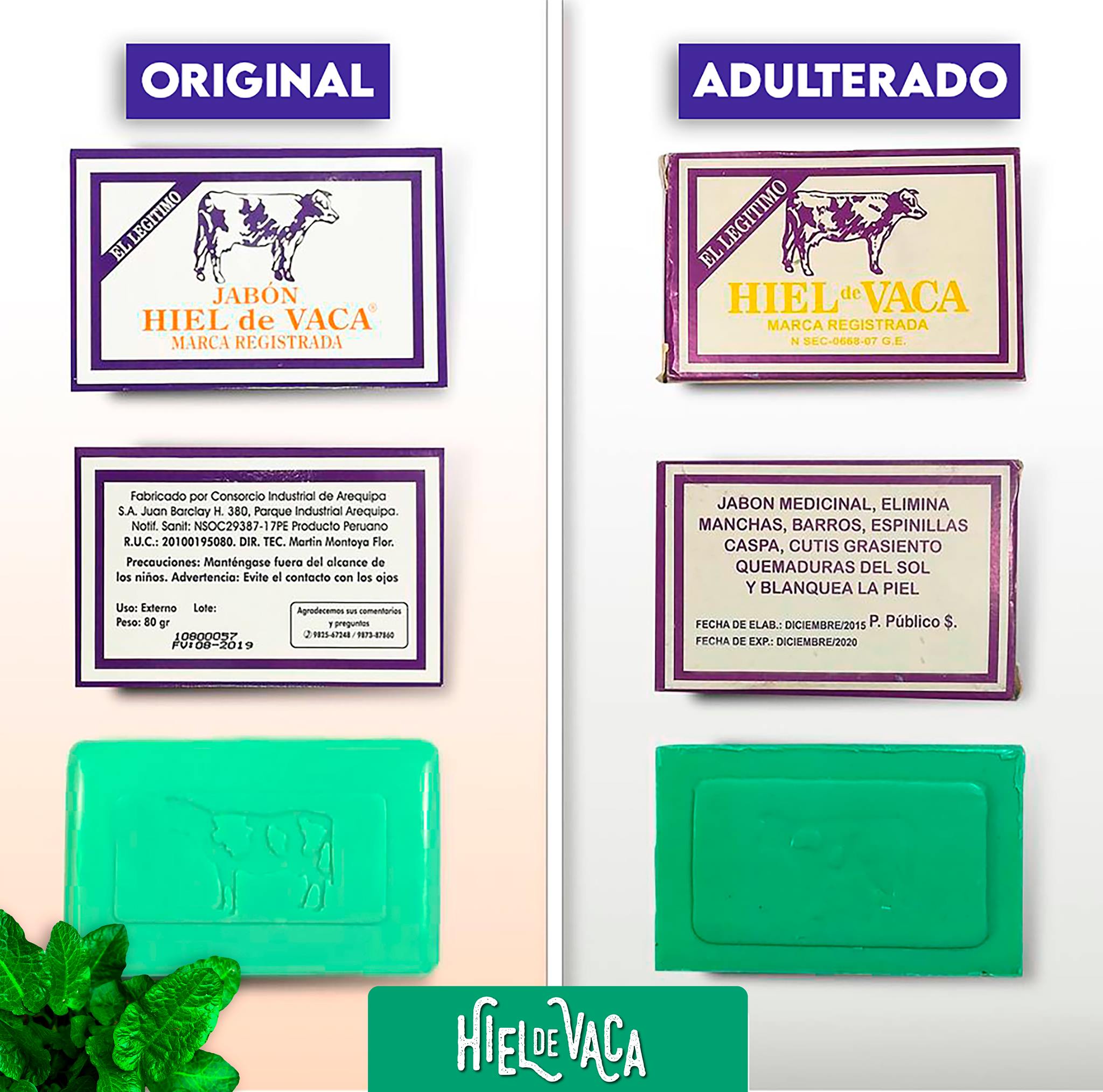 Jabón de Hiel de Vaca x 80g