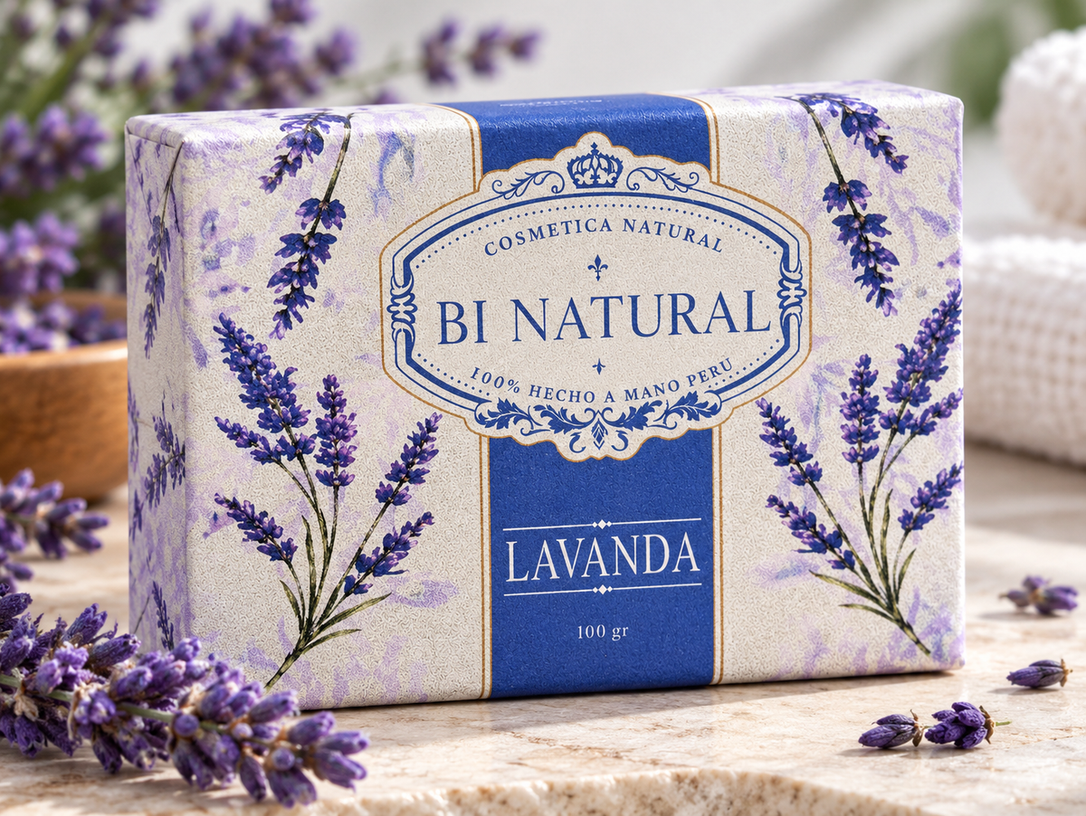 Jabón Artesanal de Lavanda x 100g