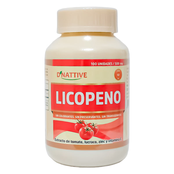 Licopeno - Antioxidante Natural en cápsulas (100 x 500mg)