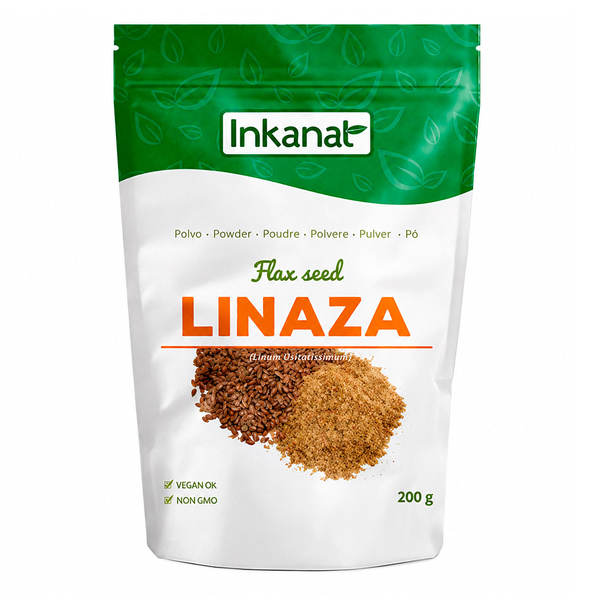 Linaza en polvo 100% Natural x 200g – Fuente de Fibra y Omega 3