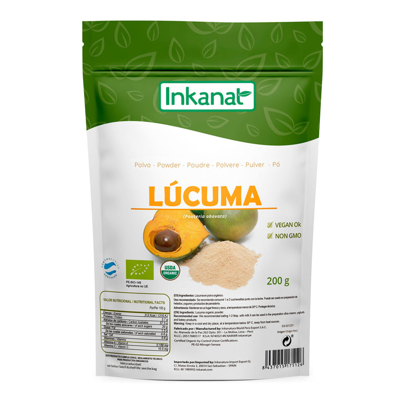 Lúcuma Orgánica en polvo x 200g