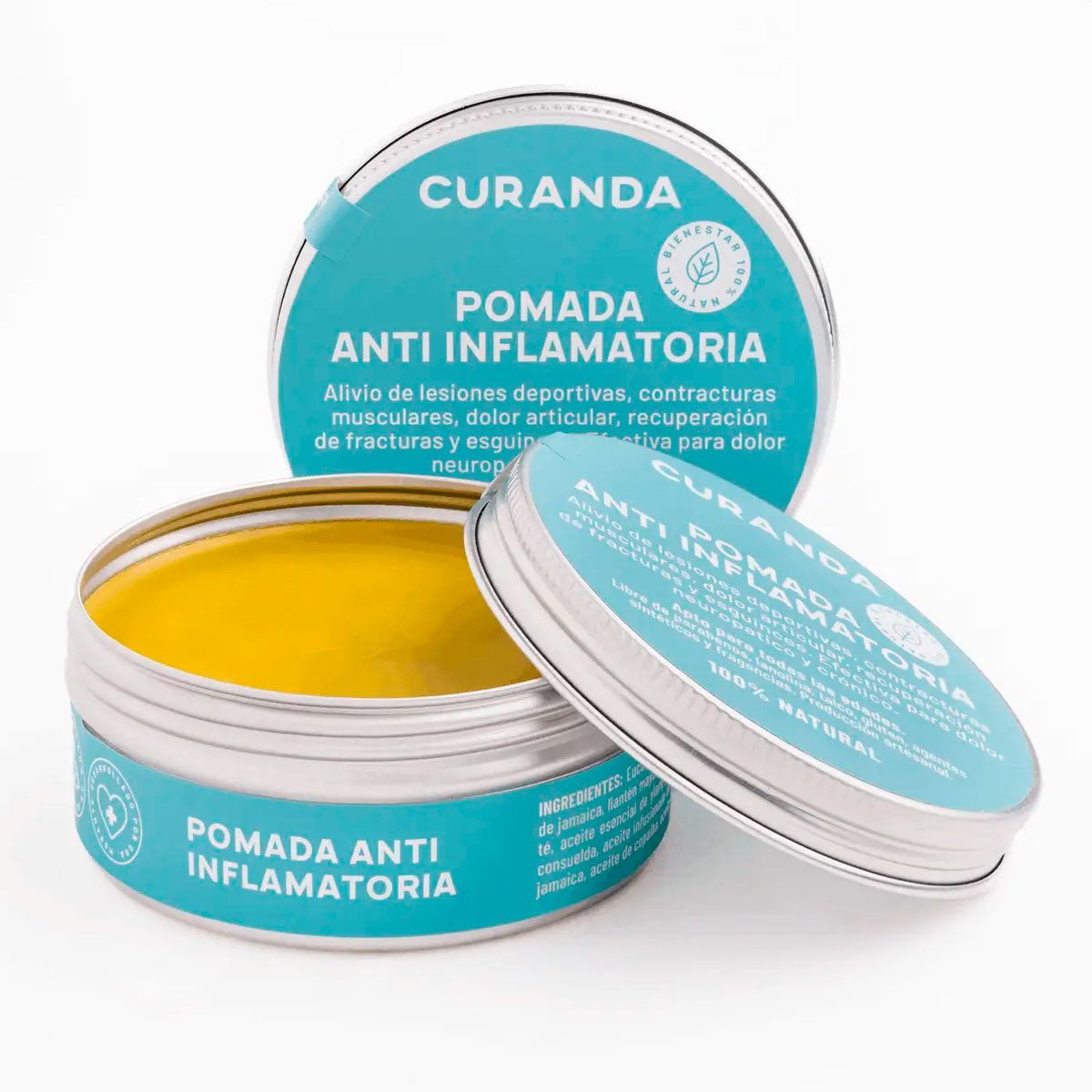 Pomada Antiinflamatoria Natural con Eucalipto, Árnica y Árbol de Té – Alivio de Dolores Musculares y Articulares