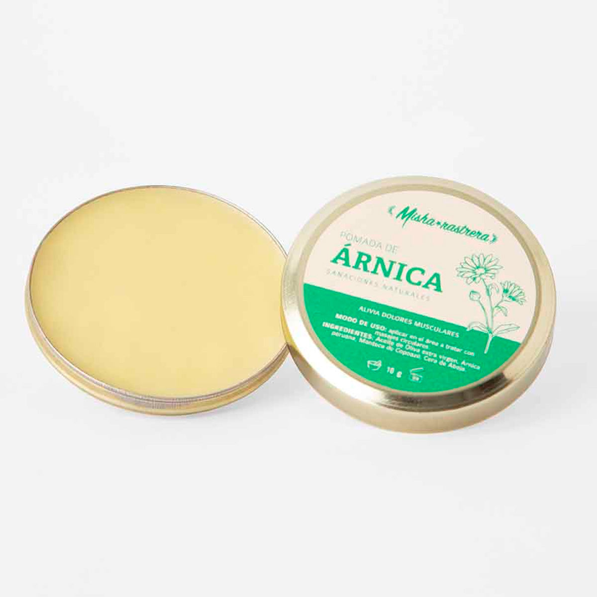 Pomada de Árnica x 10g – Alivio Natural para Golpes, Dolores y Moretones