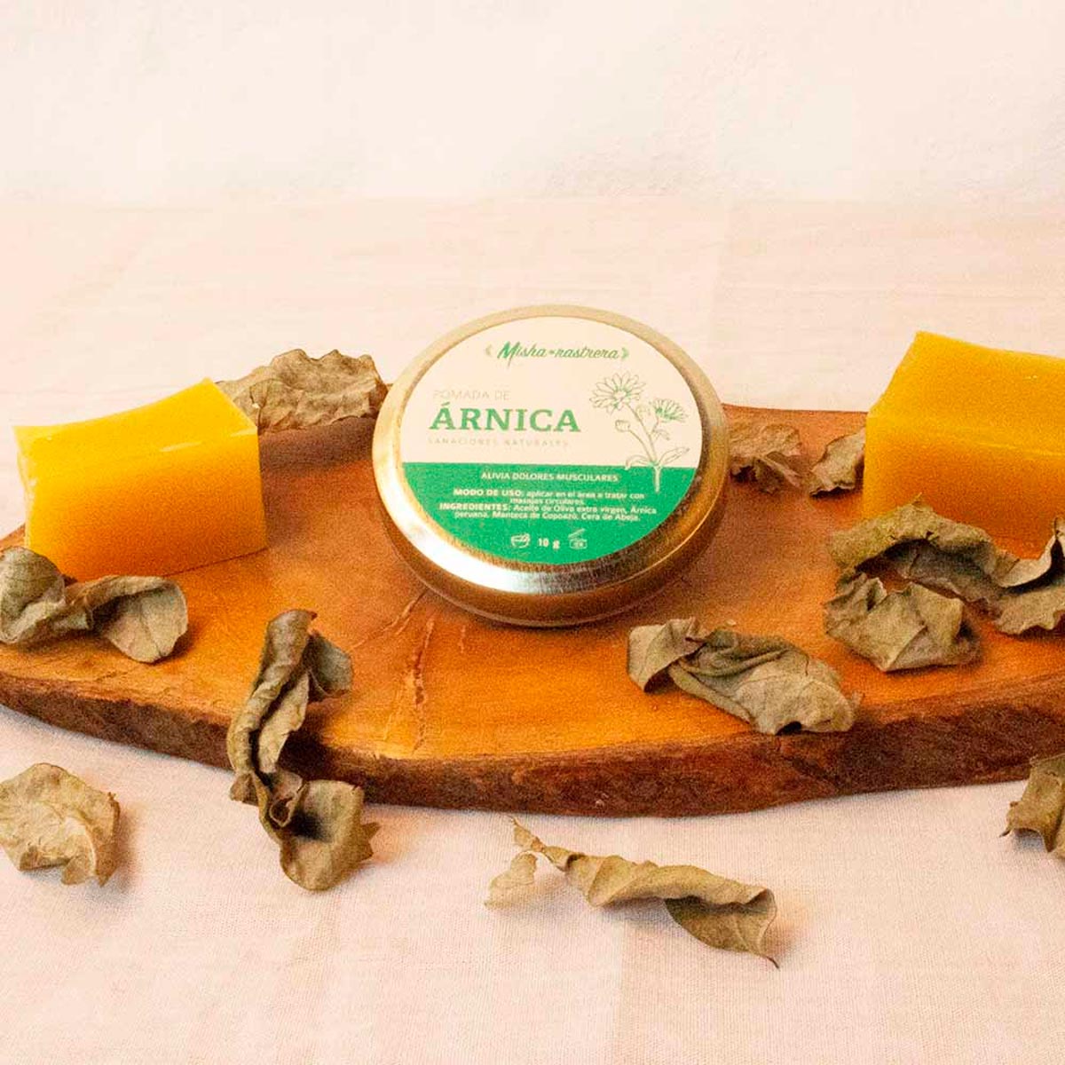 Pomada de Árnica x 10g – Alivio Natural para Golpes, Dolores y Moretones