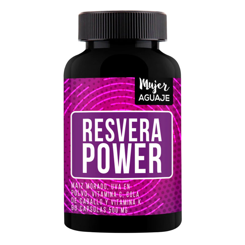 Resverapower (Maíz Morado + Uva + Vitaminas C y K) en cápsulas (90 x 500mg)