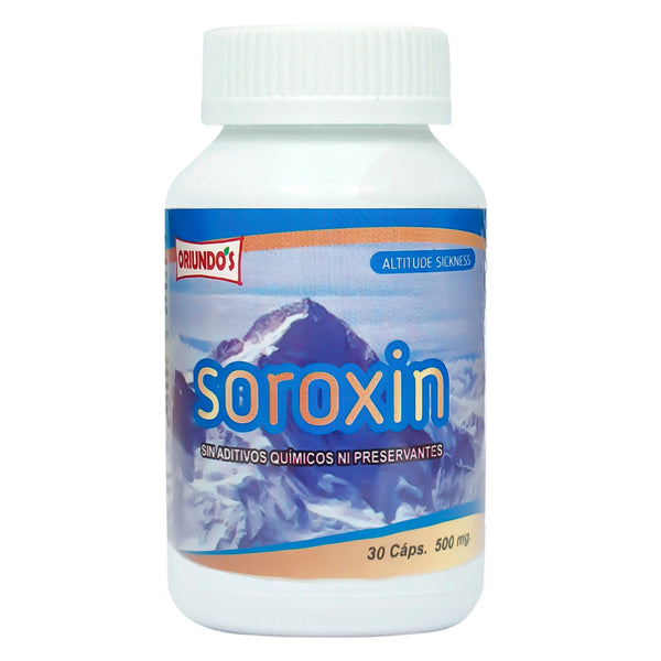 Soroxin (Para el Soroche - Mal de altura) en cápsulas (30 cápsulas)