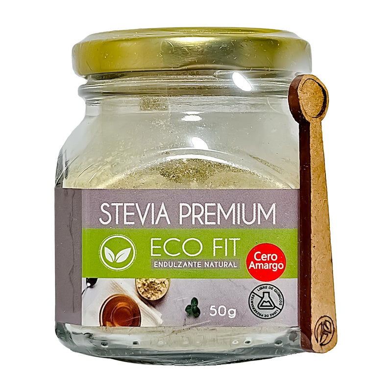 Stevia y Yacón en polvo - Ecofit (Frasco de Vidrio) x 50g