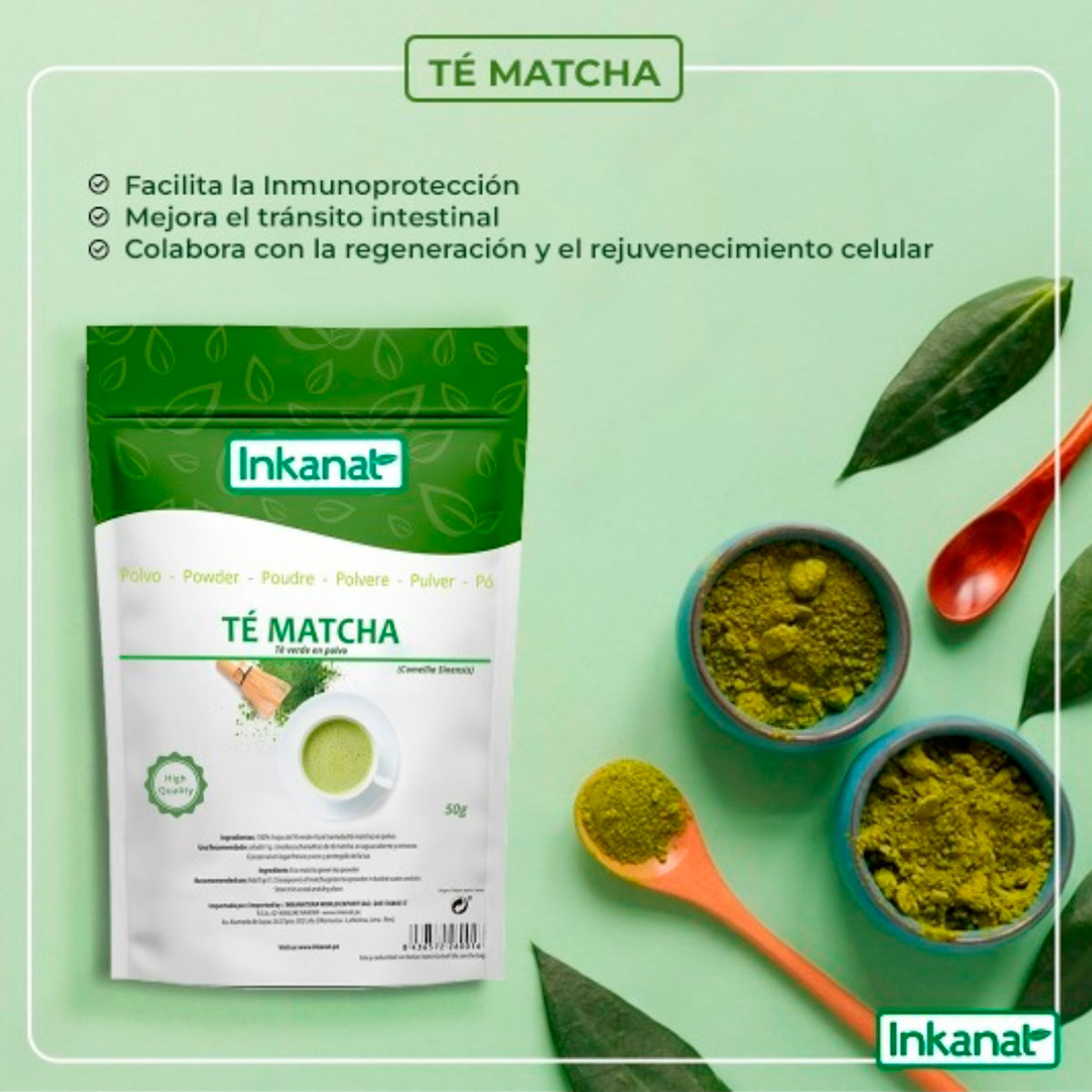 Té Matcha en polvo x 50g