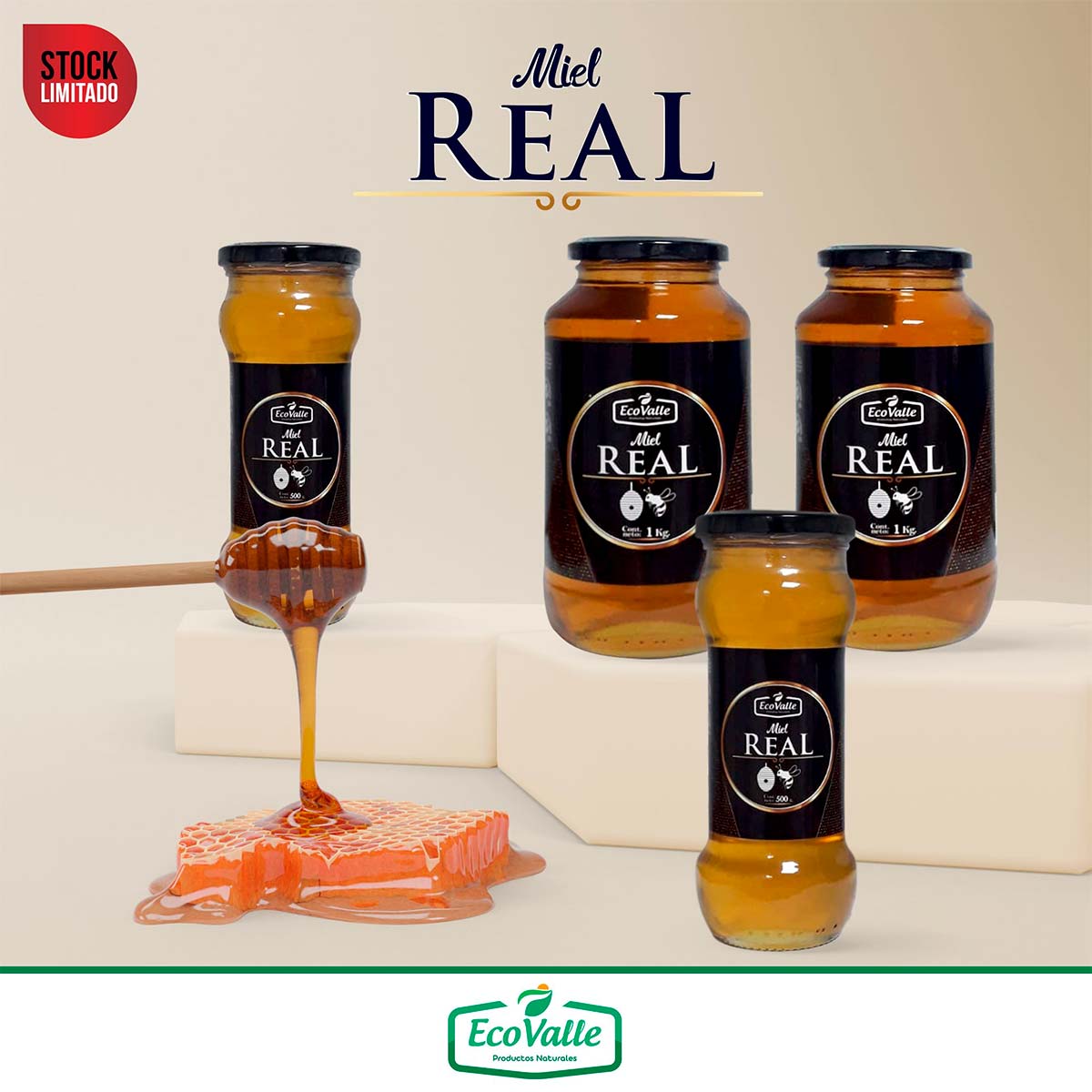 Miel de Abejas x 1Kg