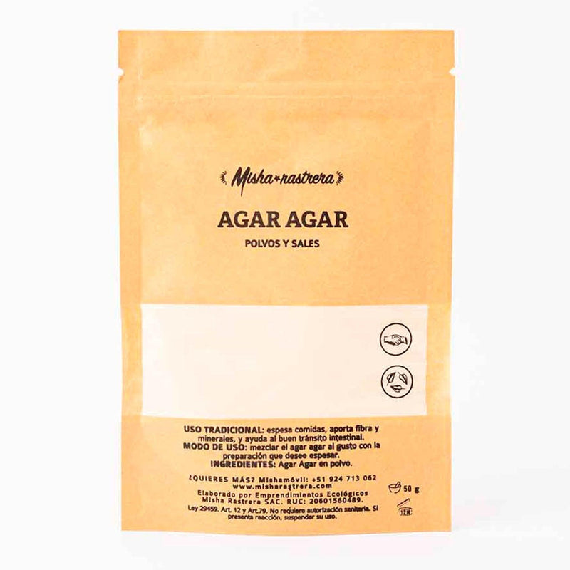 Agar Agar en polvo x 50g - Tikafarma