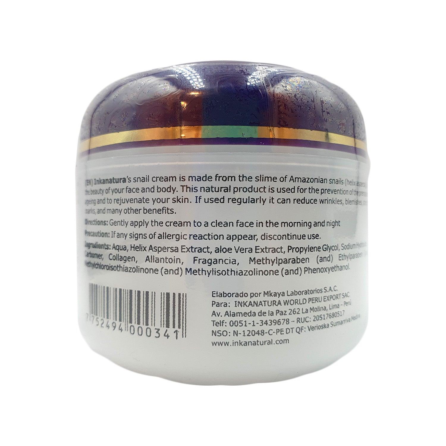 Crema de Baba de Caracol x 120g - Tikafarma