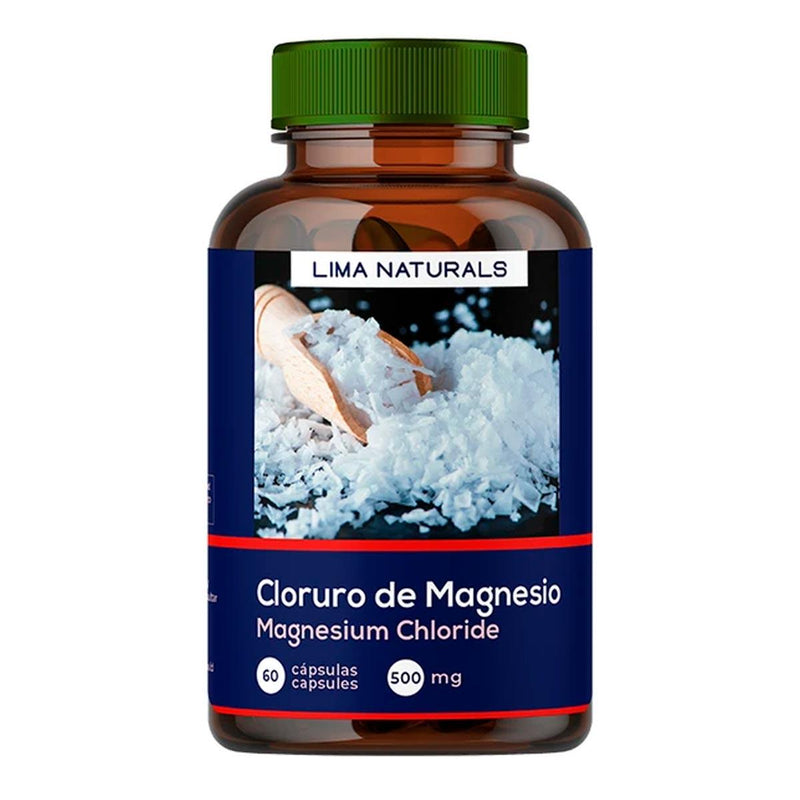 Cloruro de Magnesio en cápsulas (60 x 500mg) - Tikafarma