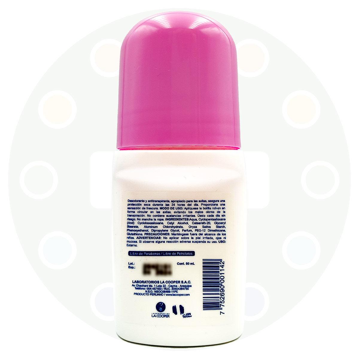 Desodorante Aclarante para Dama x 50ml - Tikafarma