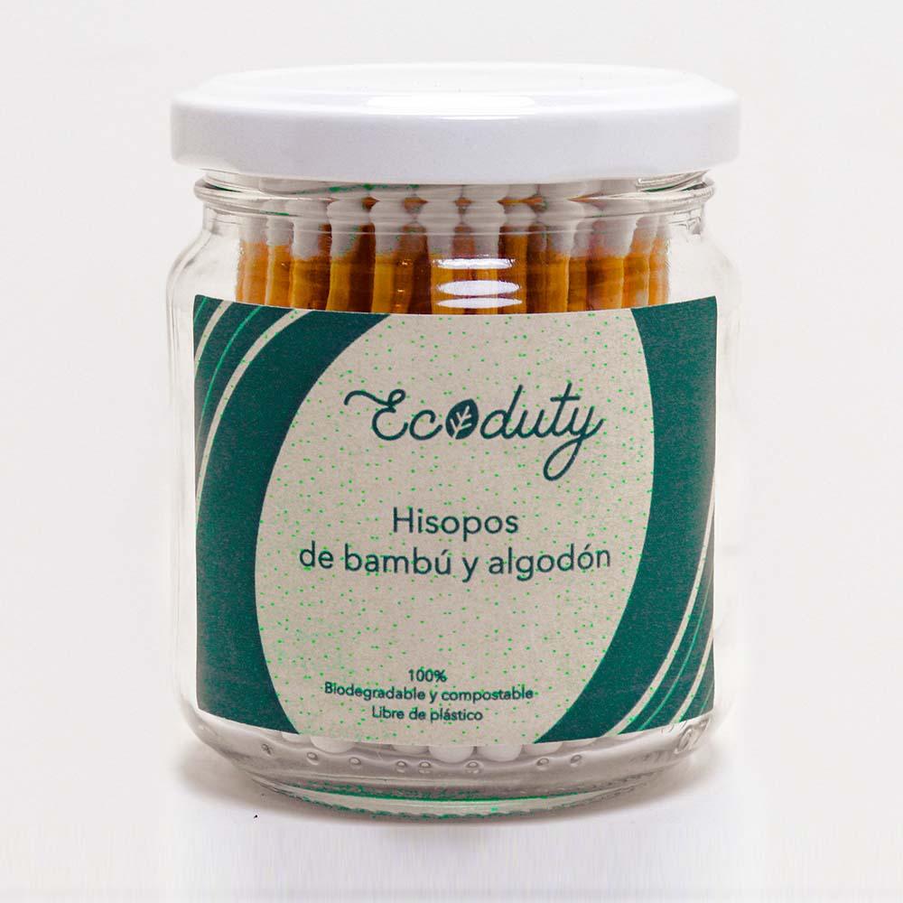 Hisopos de Bambú y Algodón x 100u - Tikafarma