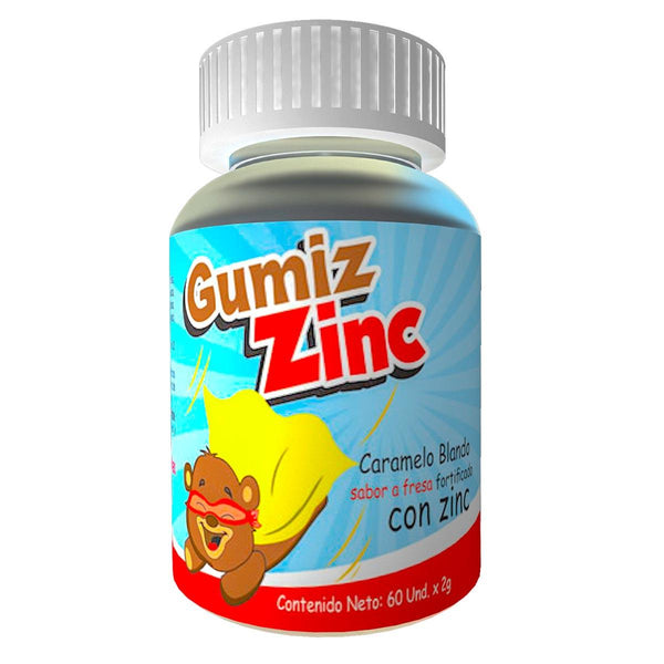 Gumiz Zinc - Gomitas de Zinc (60 x 2g) - Tikafarma