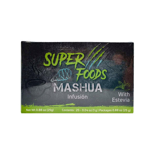 Infusión de Mashua Negra con Stevia x 25 filtrantes - Tikafarma