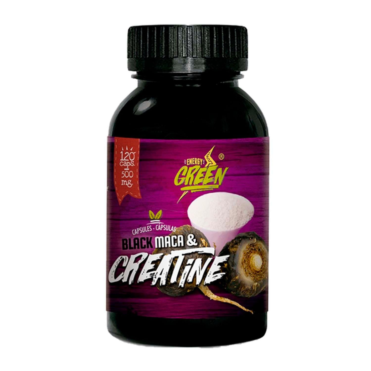 Creatina y Maca Negra en cápsulas (120 x 500mg) - Tikafarma