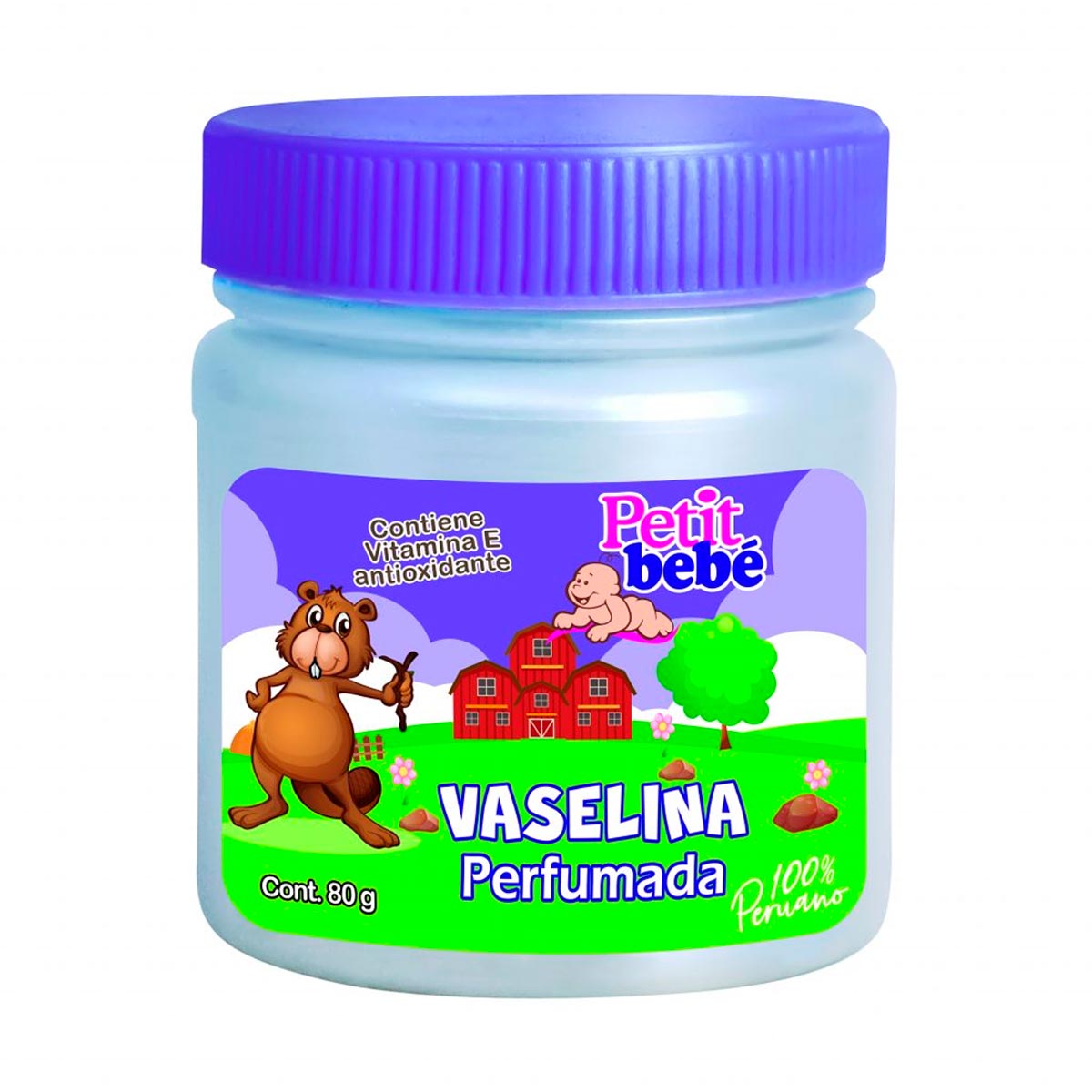 Vaselina Petit Bebé x 80g | Protección para Rozaduras con Vitamina E Hipoalergénica
