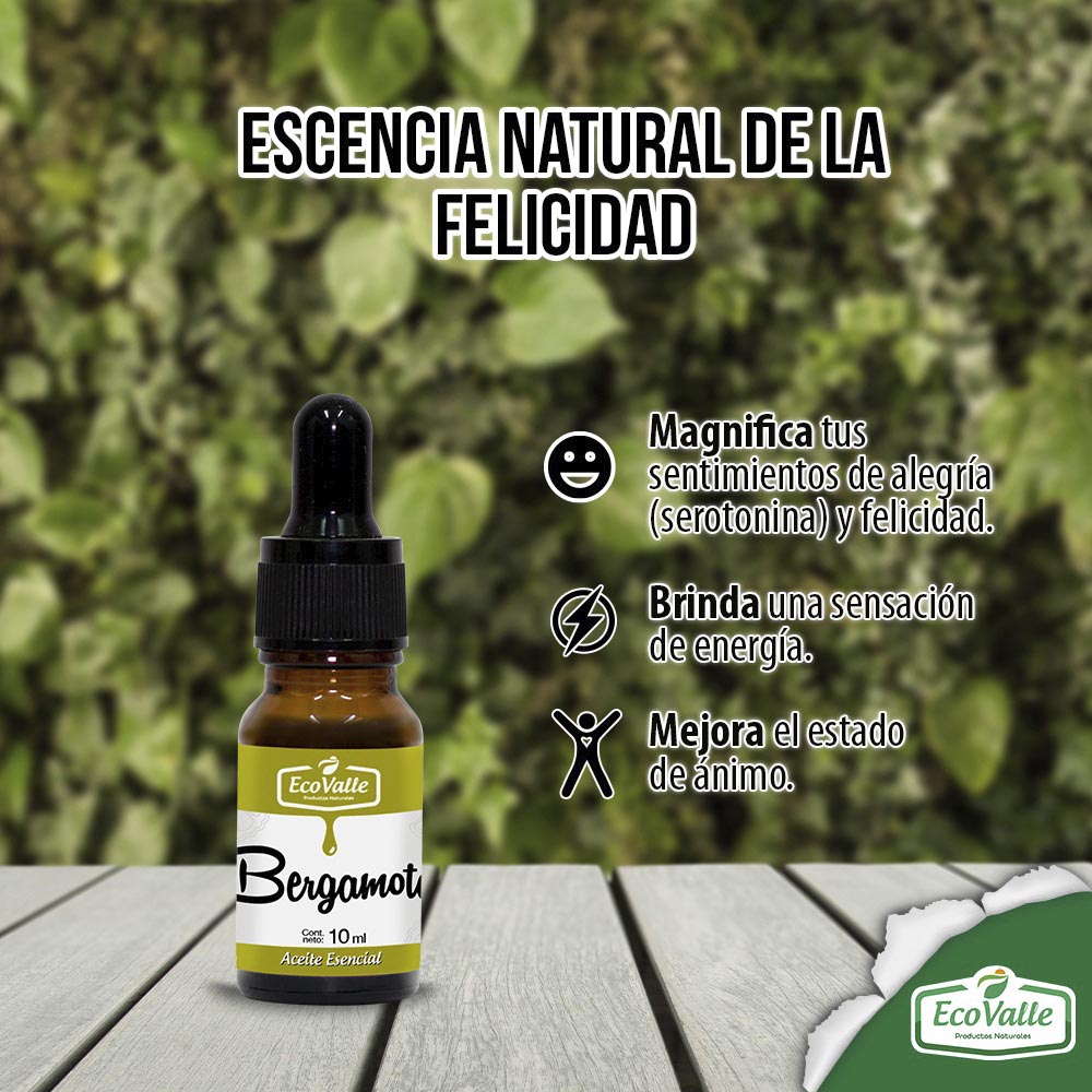 Aceite Esencial de Bergamota x 10ml