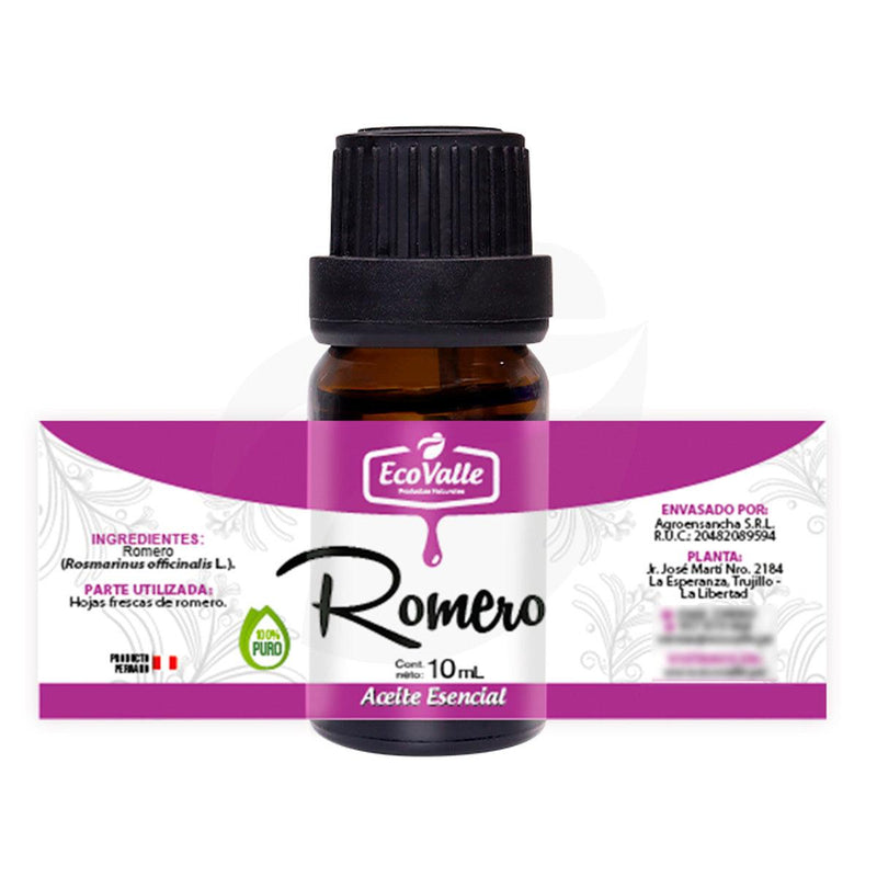 Aceite Esencial de Romero x 10ml - Tikafarma