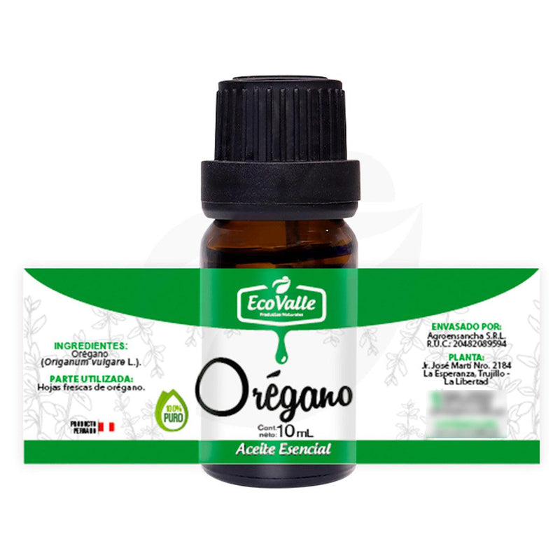 Aceite Esencial de Orégano x 10ml - Tikafarma