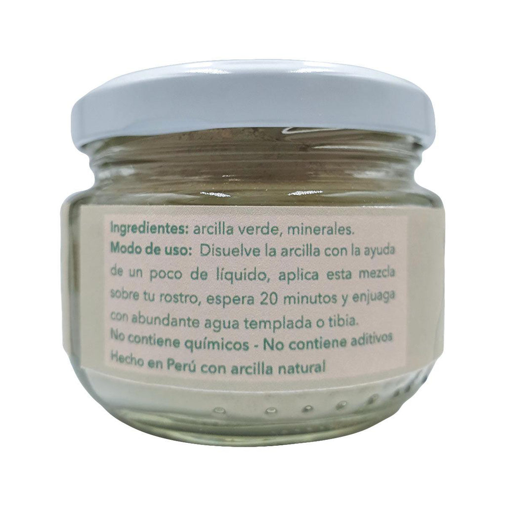Arcilla verde natural en polvo - Piel grasa - Najel - 150 g. - BIOFERTA