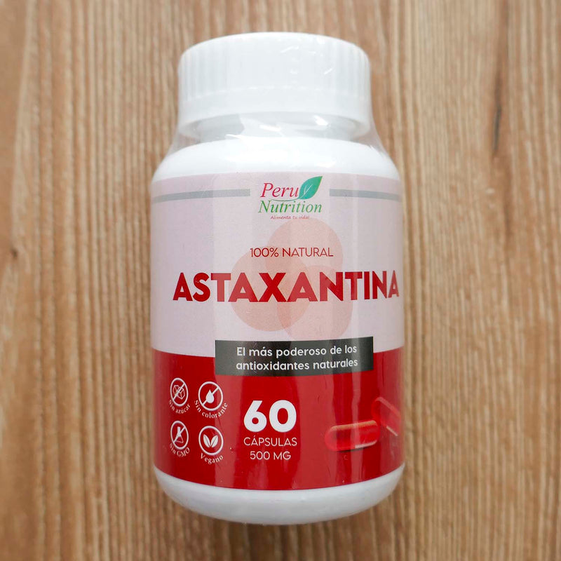 Astaxantina en cápsulas (60 x 500mg)