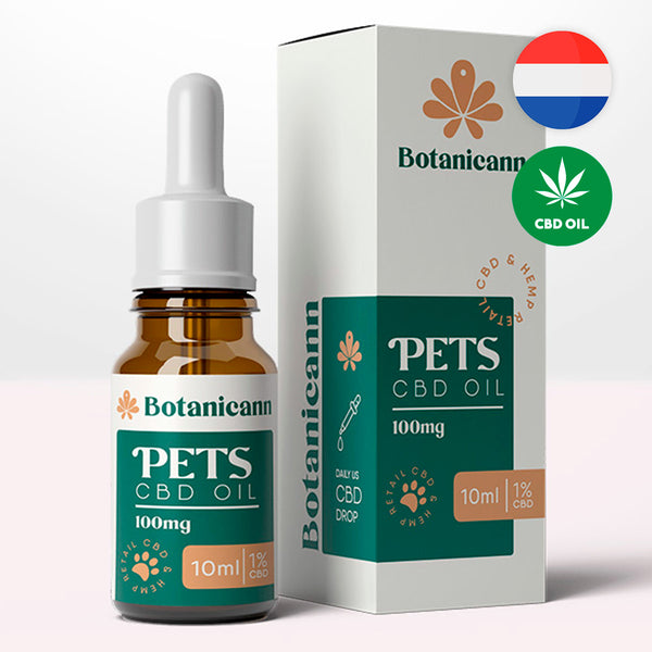 Botanicann Pets CBD Oil 100mg x 10ml (1%) - Razas Pequeñas