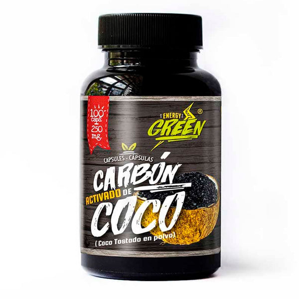 Carbón Activado de Coco en cápsulas (100 x 250mg)