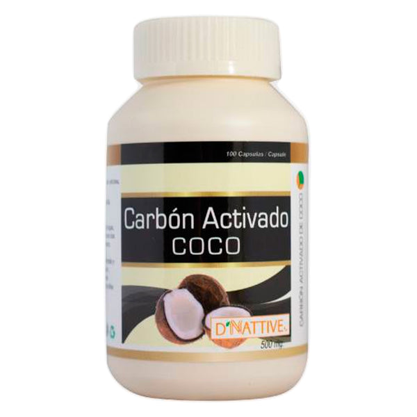 Carbón Activado de Coco en cápsulas (100 x 500mg)