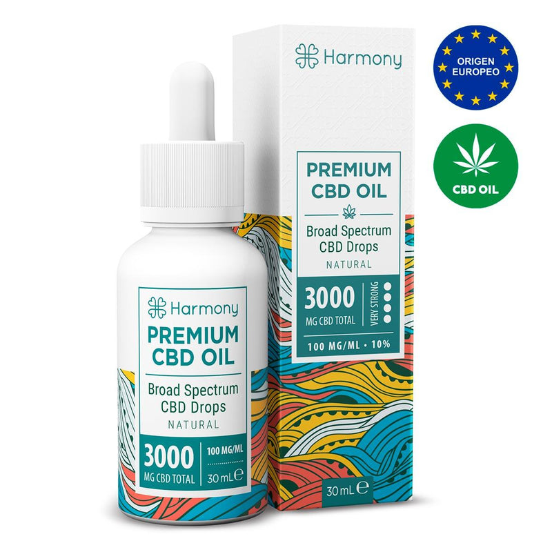 Harmony CBD Oil 3000mg x 30ml (10% CBD) - Muy Fuerte - Tikafarma